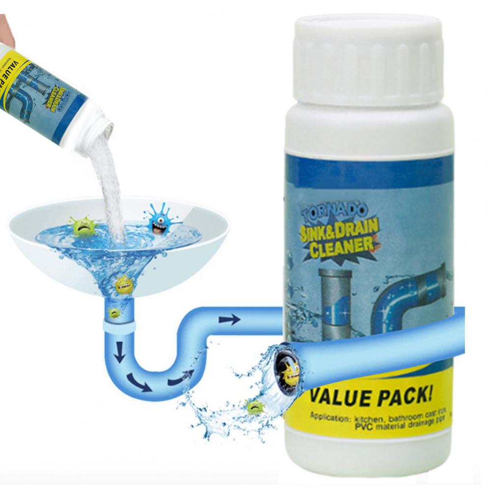 Pipe Freeze Spray - 3 Stück Waschbecken- und Abflussreiniger, Pulverrohr-Entstopper,
