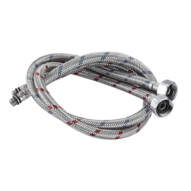 Flexible Hose Braided - 2 Stück 60cm Flexible Sanitärrohre G1/2
