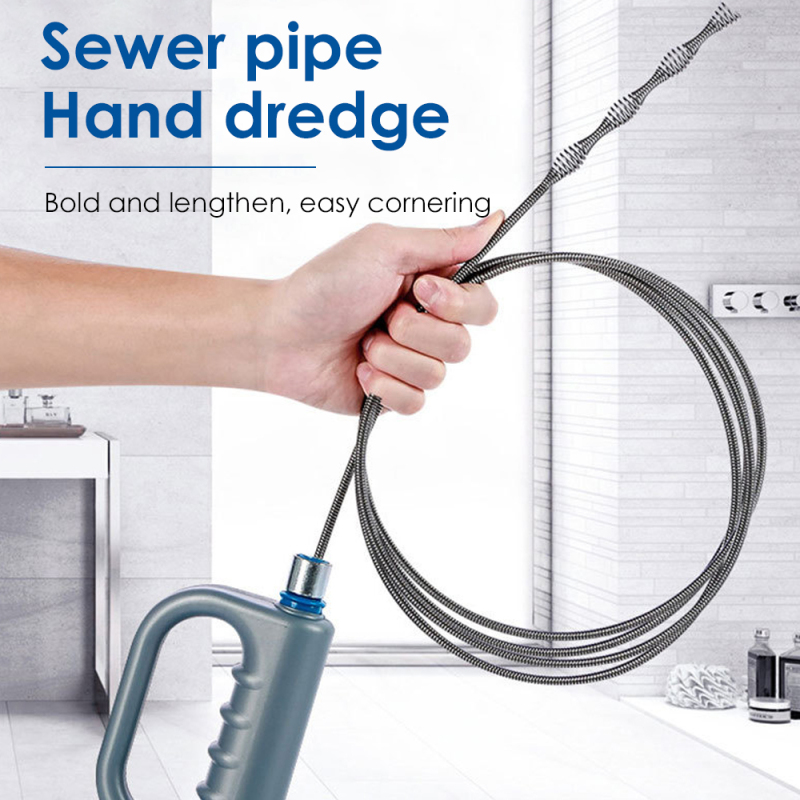 Drain Snake Flexible - 10M Ablassen Unblocker Flexible Stange Auger