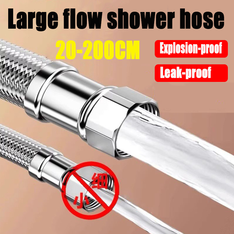 Flexible Hose Braided - 20/40/60/80/100/150/200 cm G1/2 Zoll Sanitär explosionsgeschützter