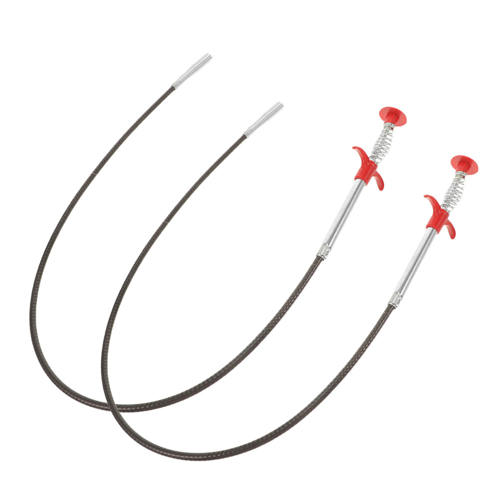Drain Snake Flexible - 2er-Set Haushalts-Vierklauen-Rohrhaken, flexibler Greifer, Abflussreiniger, Haarverstopfungsentferner