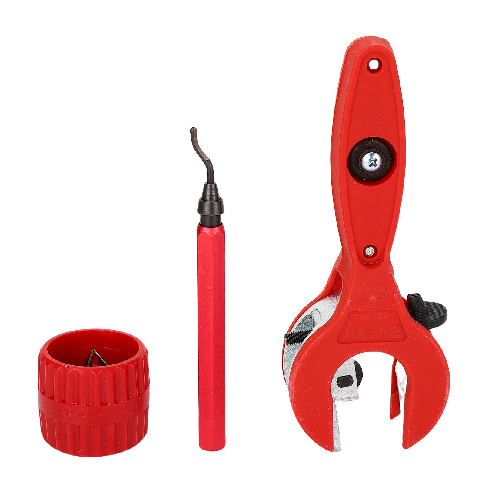 Pipe Cutter Ratchet - Rohrschneider-Set, 8–29 mm Schnittbereich, arbeitssparender Ratschen-Rohrschneider