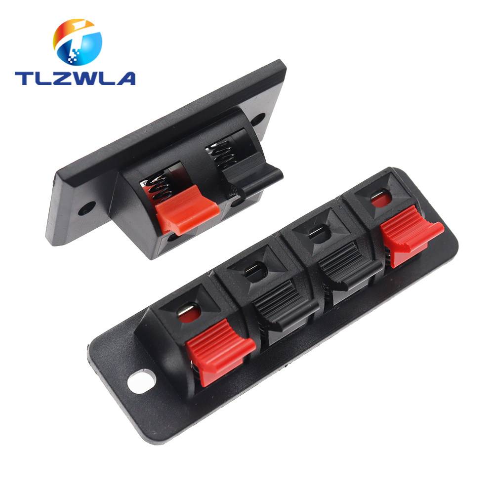 Push Fit Connector - 5PCS Kunststoff 2/4 Positionen Stecker Terminal