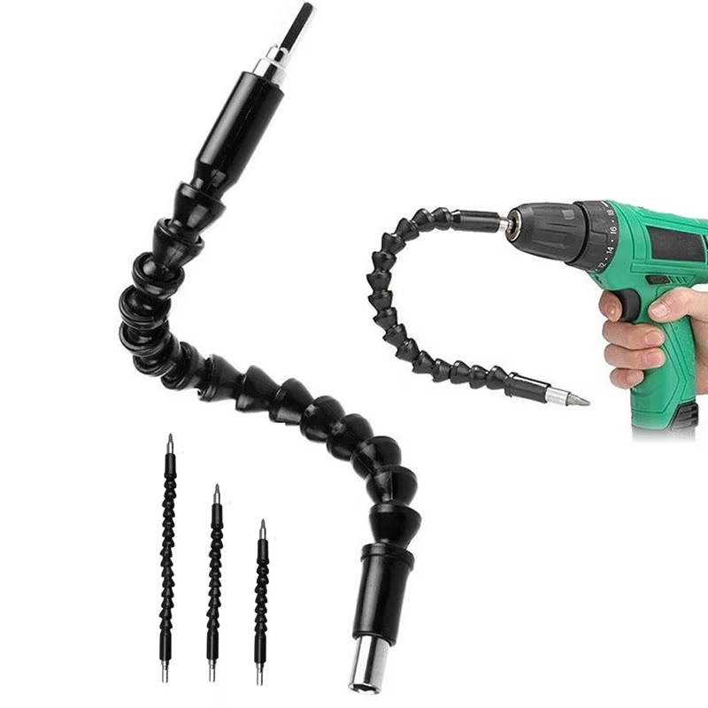 Drain Snake Flexible - Elektrischer Bohrschrauber-Bit, multifunktionaler, universeller, flexibler Schlauch,