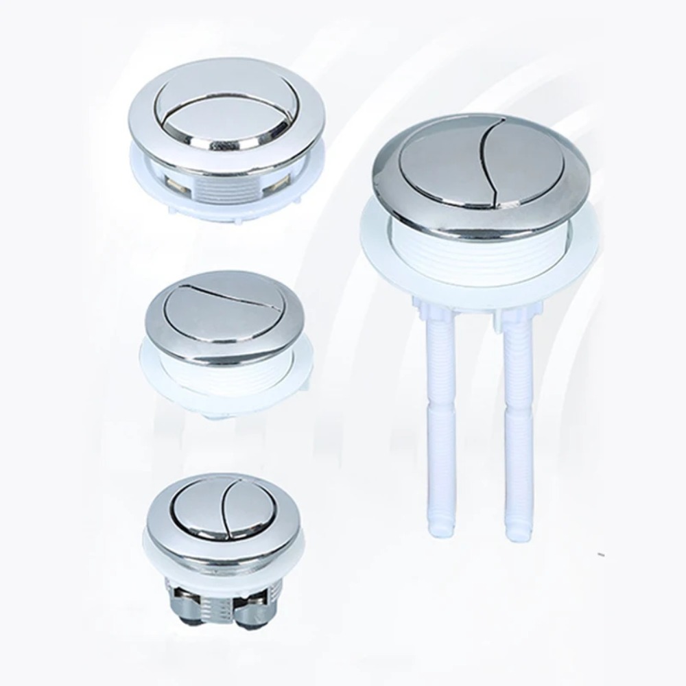 Toilet Fill Valve - 38/48/58MM Universeller Doppel-Druckknopf für WC-Sitzabdeckung mit