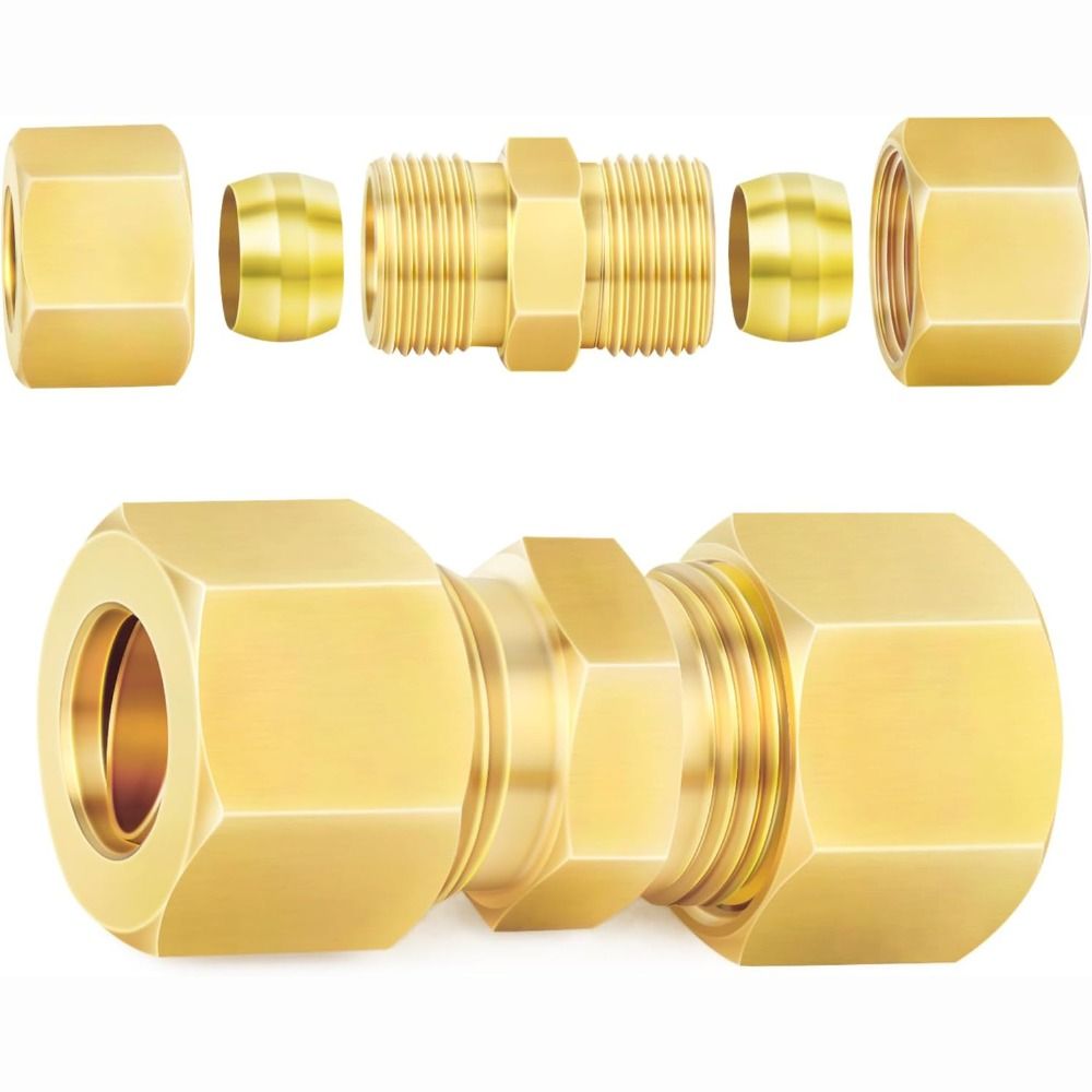 Compression Fitting Brass - Adapter Messing Kompressionsfitting Gerade Verschiedene Größen