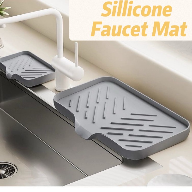 Silicone Tap Washer - Selbstentleerender Seifenhalter aus Silikon für die