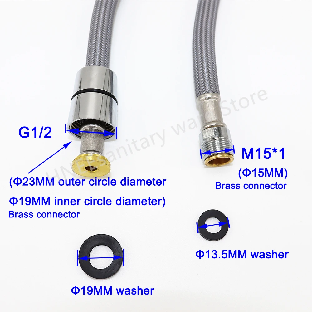 50 cm/60 cm/85 cm/150 cm F1/2  – Flexible Hose Braided Bewertung und Preis