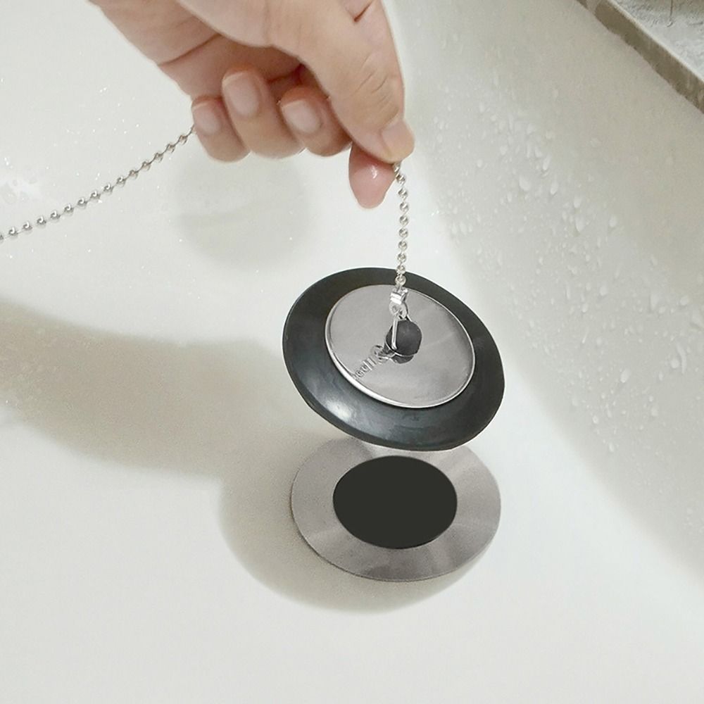 1Pcs Langlebige Gummi Badewann – Drain Pipe Clip Bewertung und Preis