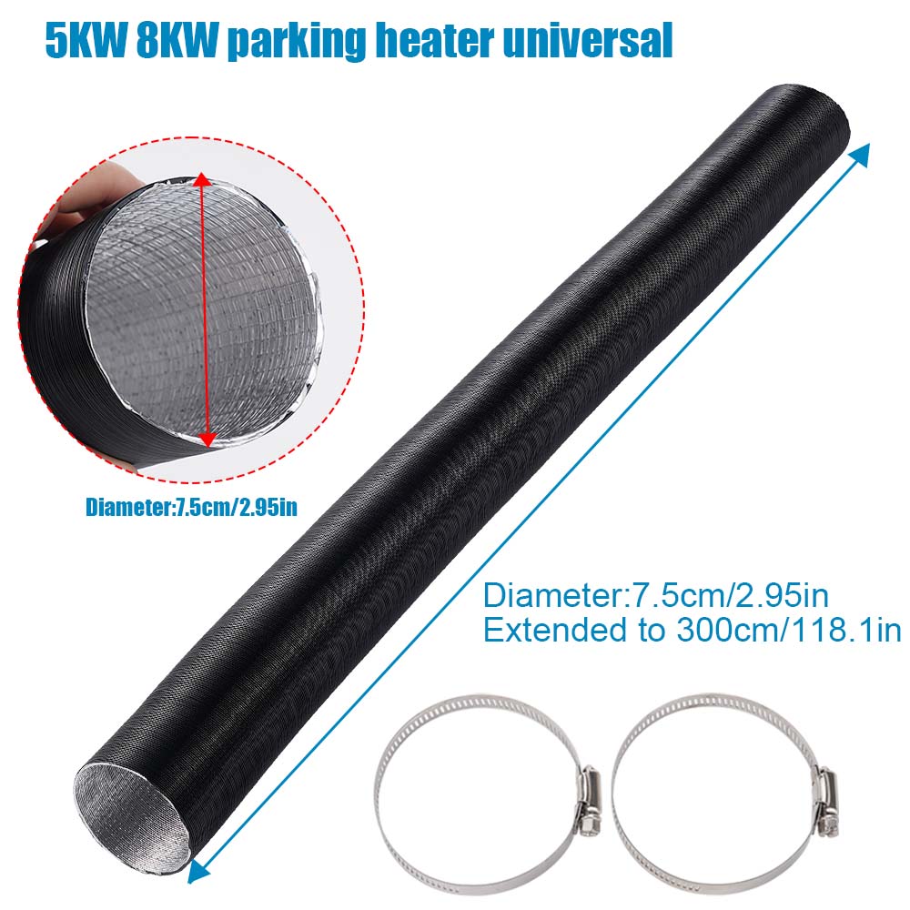 75mm Luftdiesel-Standheizungsr – Flexible Hose Braided Bewertung und Preis