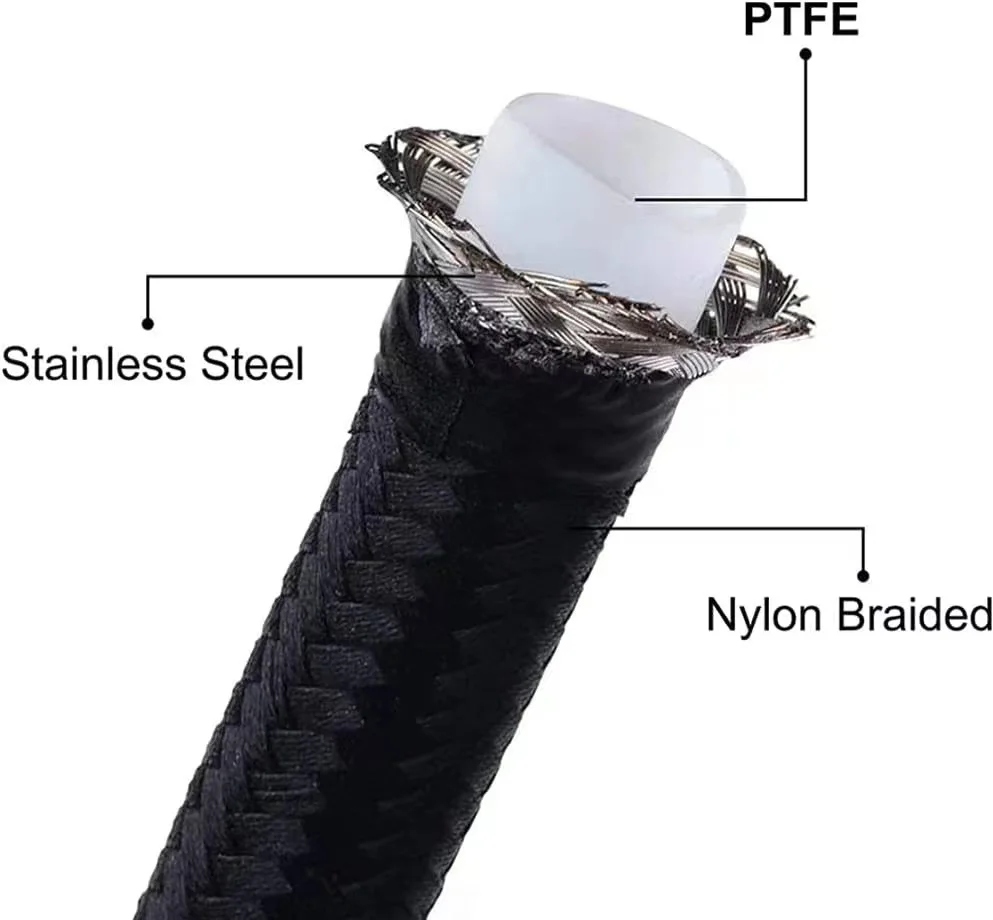 10 Fuß E85 6an 8n an10 Rohr Ny – Ptfe Tape Thread Bewertung und Preis