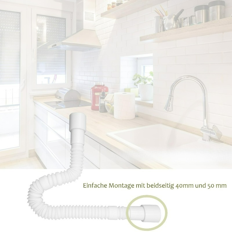 Flexibles Abflussrohr für Küch – Flexible Hose Braided Bewertung und Preis