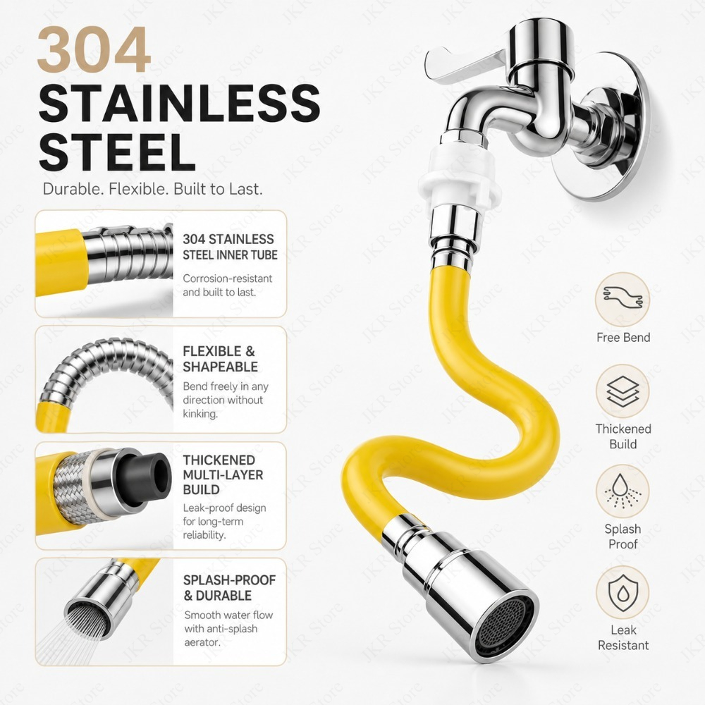 Verstellbarer Edelstahl-Wasser – Flexible Hose Braided Bewertung und Preis