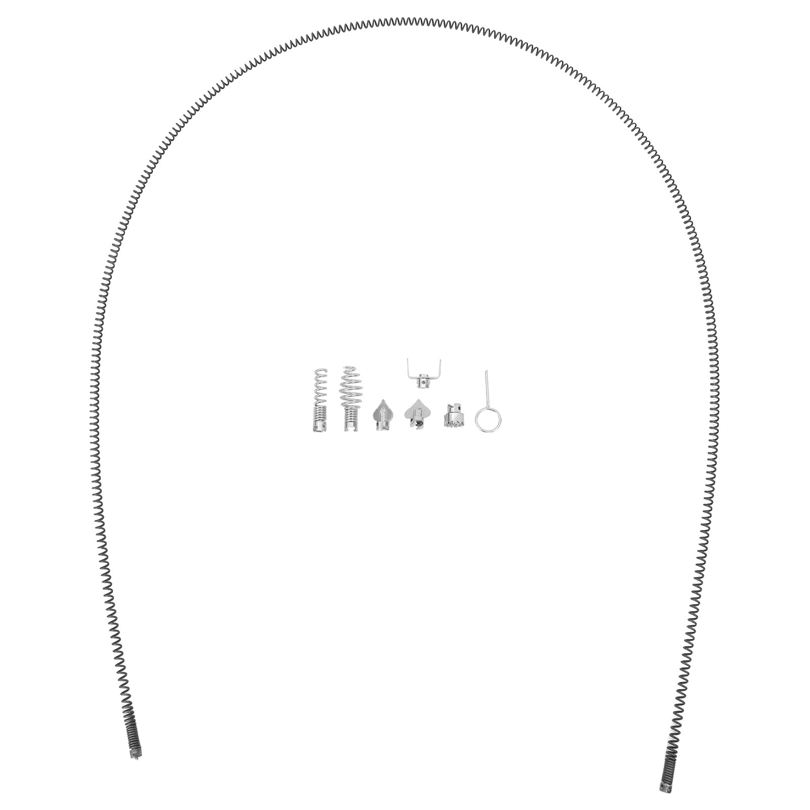 1 Set Federrohr-Reinigungswerk – Drain Snake Flexible Bewertung und Preis