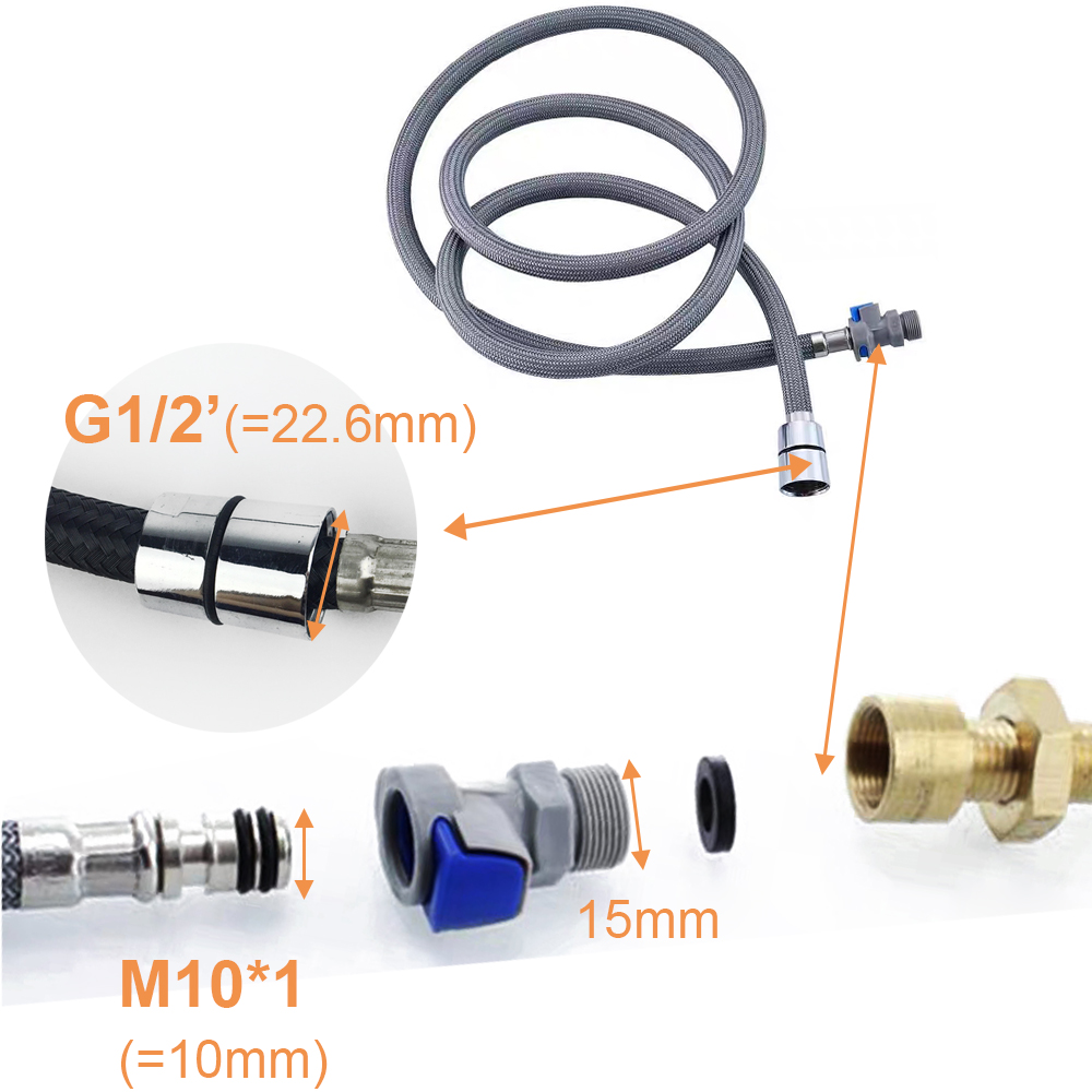 Küche Wasserhahn Schlauch Ersa – Flexible Hose Braided Bewertung und Preis