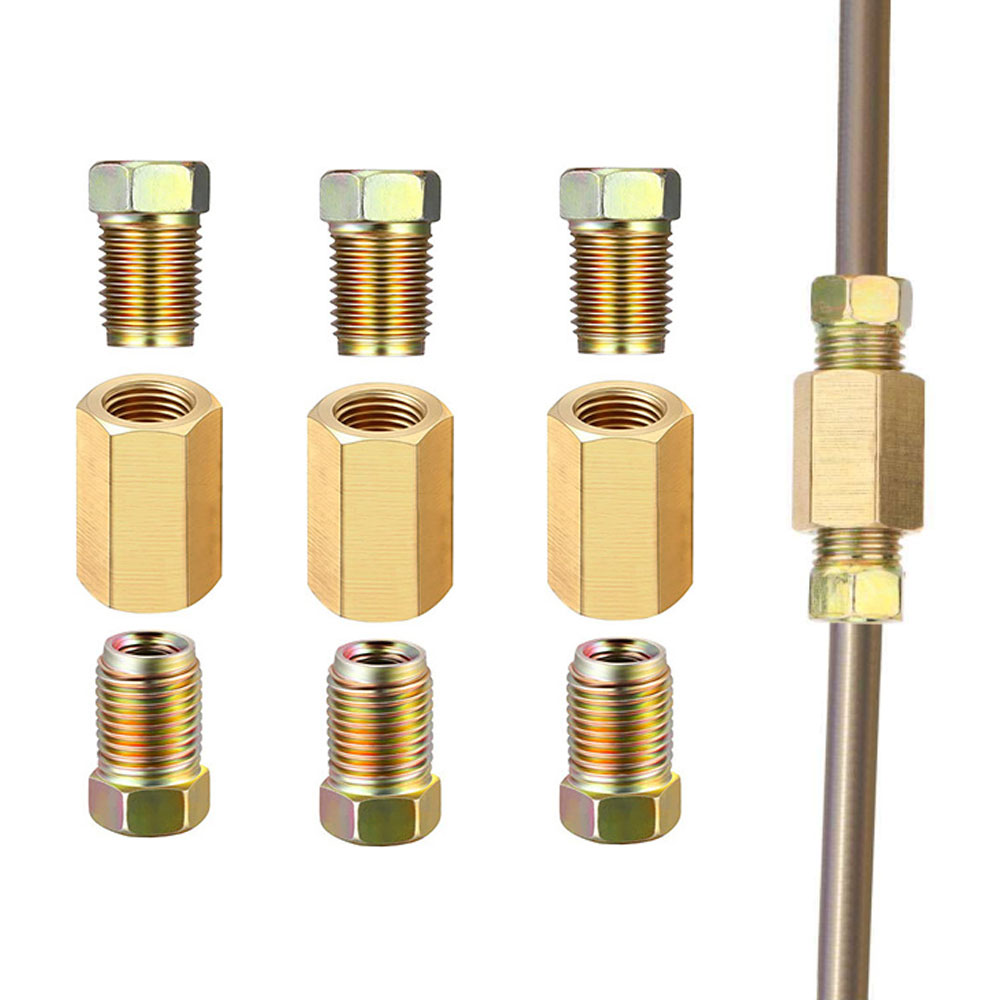 12 stücke 3/8 (-24 invertiert) – Compression Fitting Brass Bewertung und Preis
