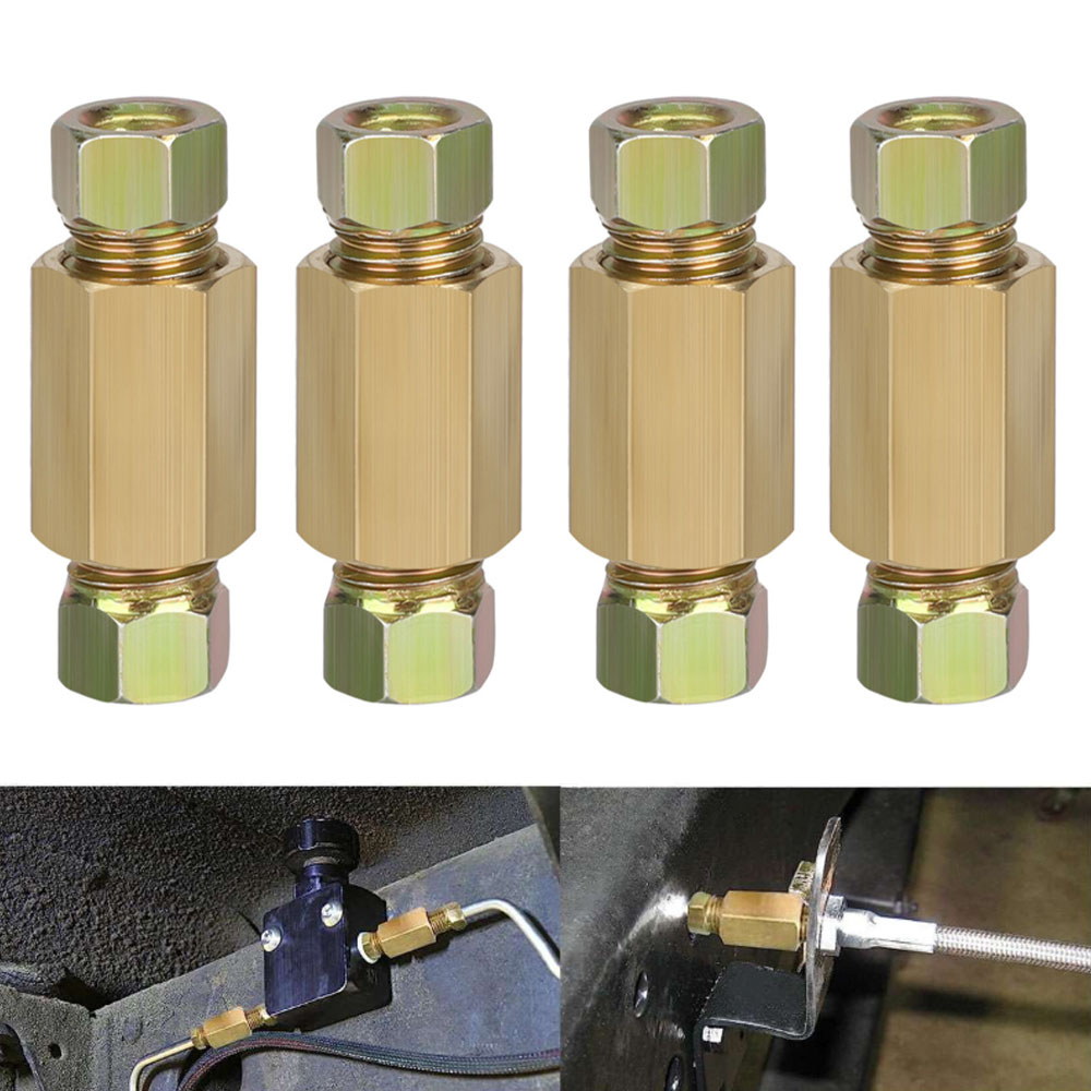 12 stücke 3/8 (-24 invertiert) – Compression Fitting Brass Bewertung und Preis