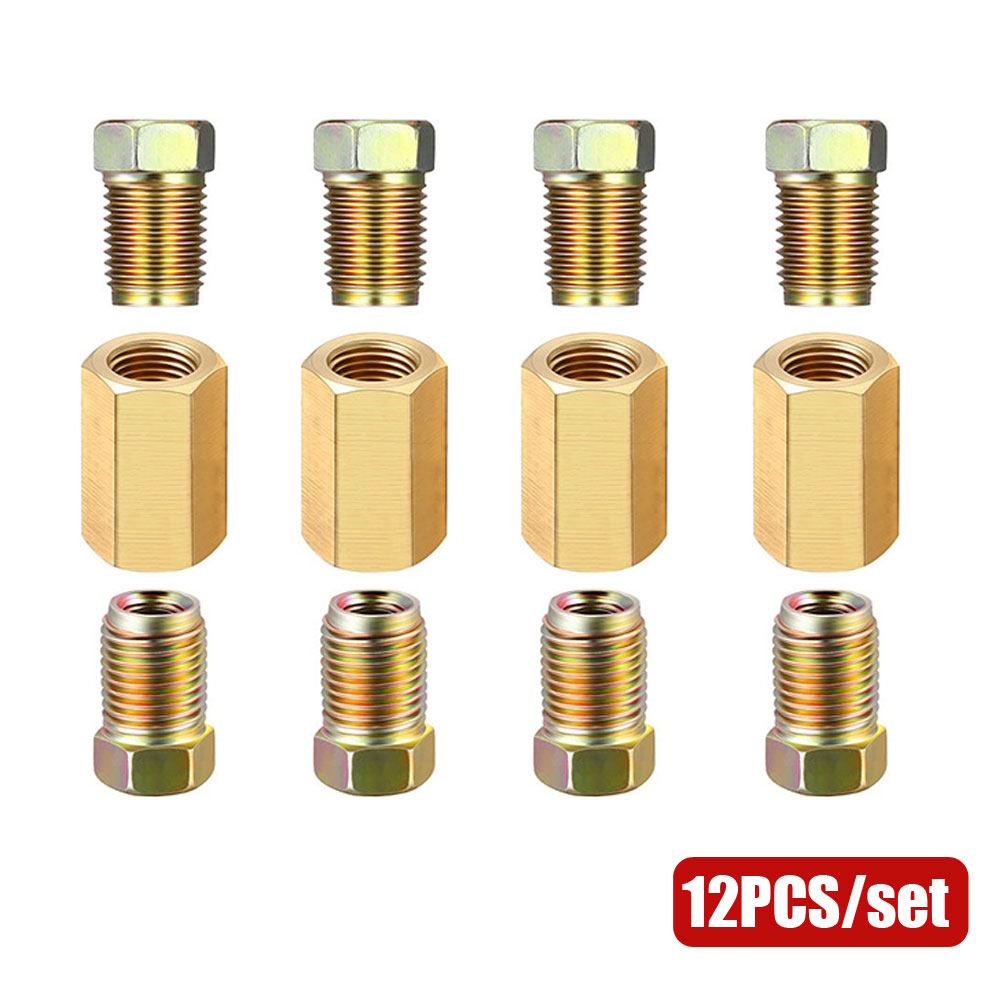 12 stücke 3/8 (-24 invertiert) – Compression Fitting Brass Bewertung und Preis