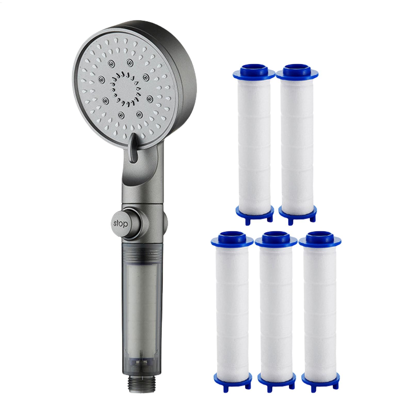 Neuer Duschkopf, 5 Modi, gefil – Silicone Tap Washer Bewertung und Preis