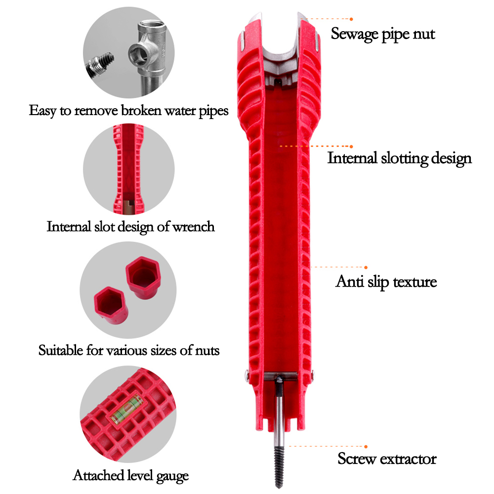 Dreiköpfiger roter Schraubensc – Pipe Freeze Spray Bewertung und Preis