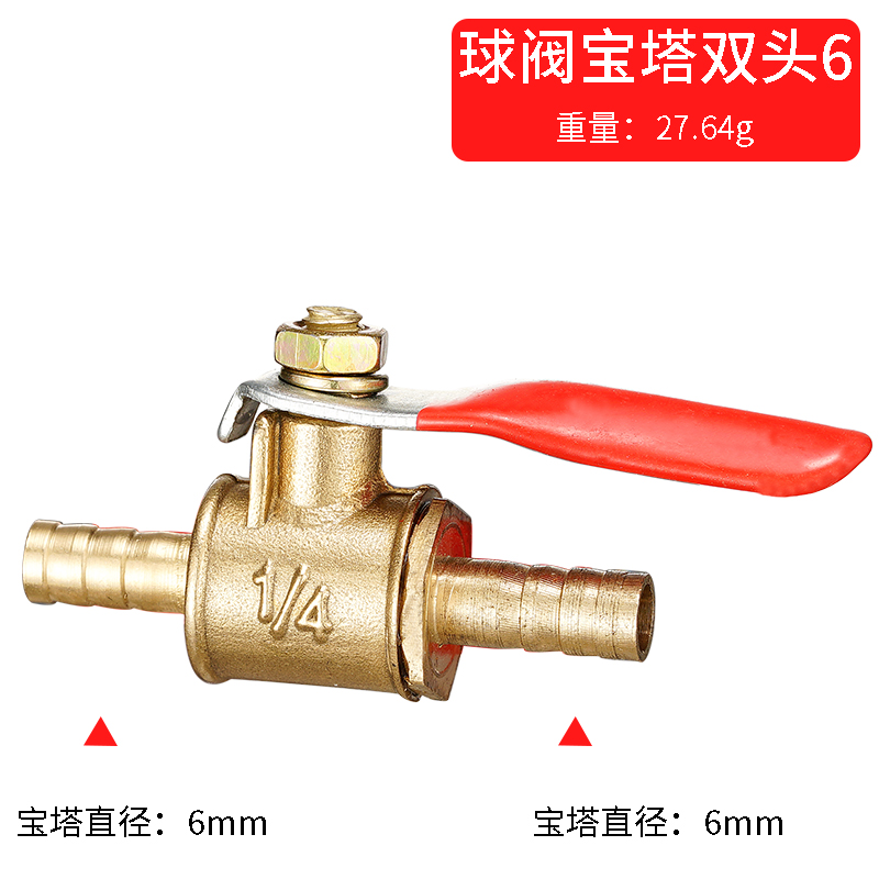 Roter Griff, kleines Ventil, 6 – Compression Fitting Brass Bewertung und Preis