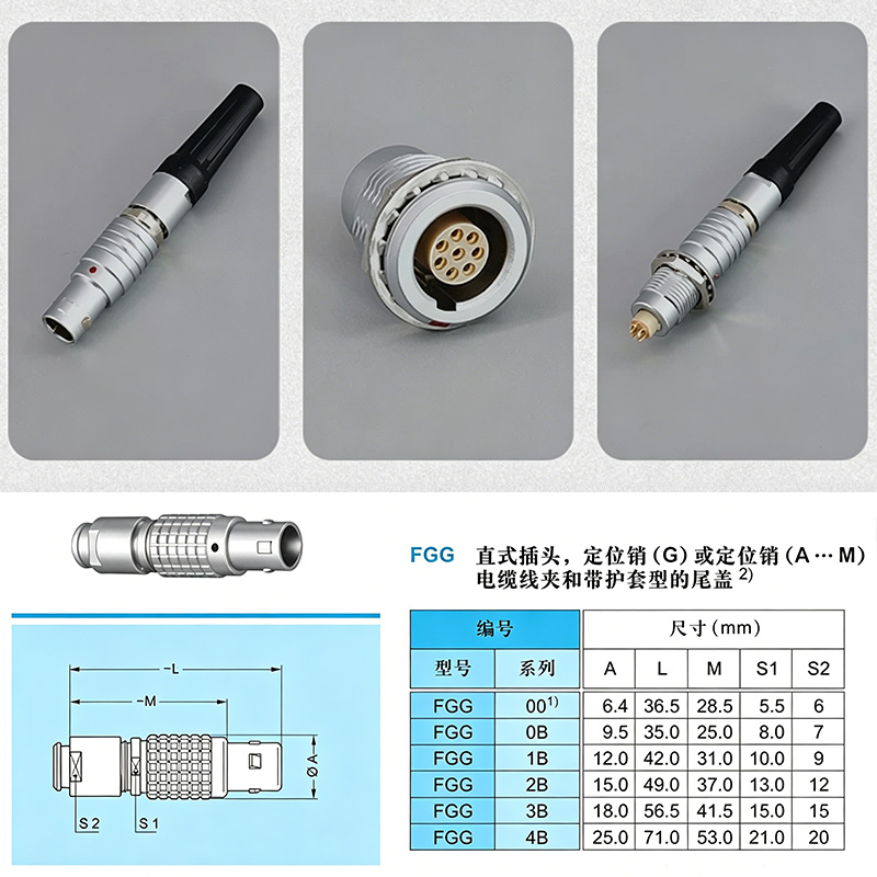 FGG LEMO Kompatible Push-Pull  – Push Fit Connector Bewertung und Preis