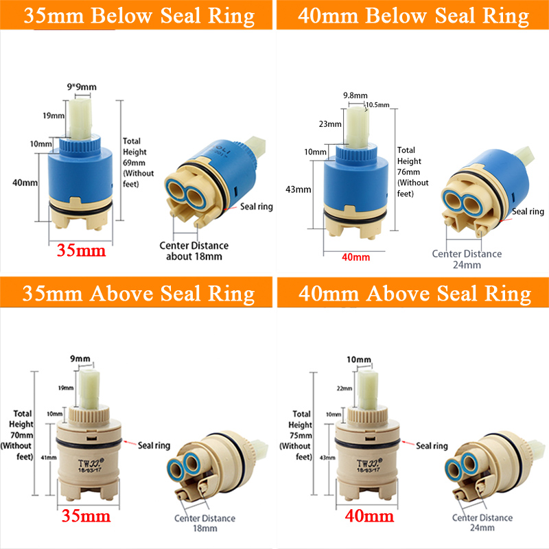 Tap Mischen Hohe spool Ventil  – Basin Mixer Cartridge Bewertung und Preis