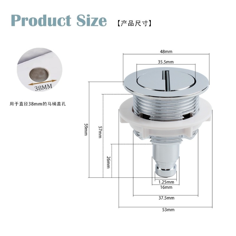 Kabelgesteuertes Dual-Flush-Ve – Toilet Fill Valve Bewertung und Preis