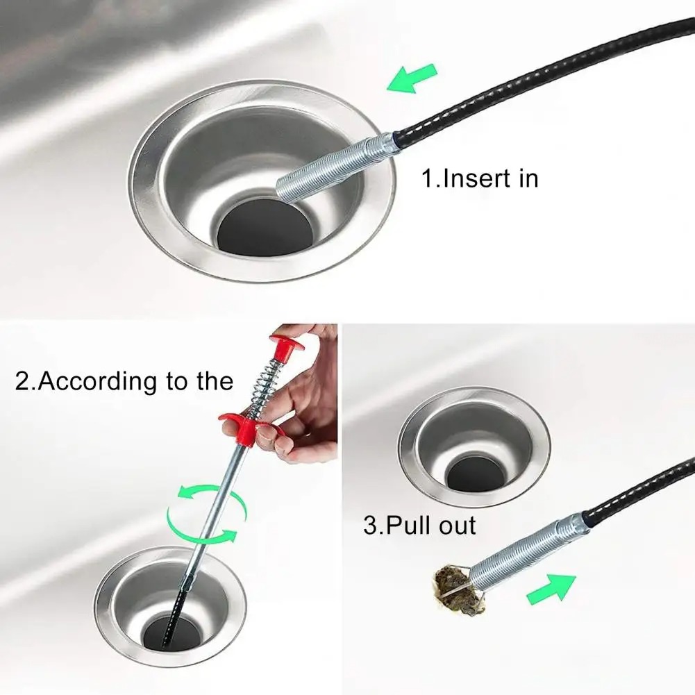 Flexible Feder Schlange Abflus – Drain Snake Flexible Bewertung und Preis