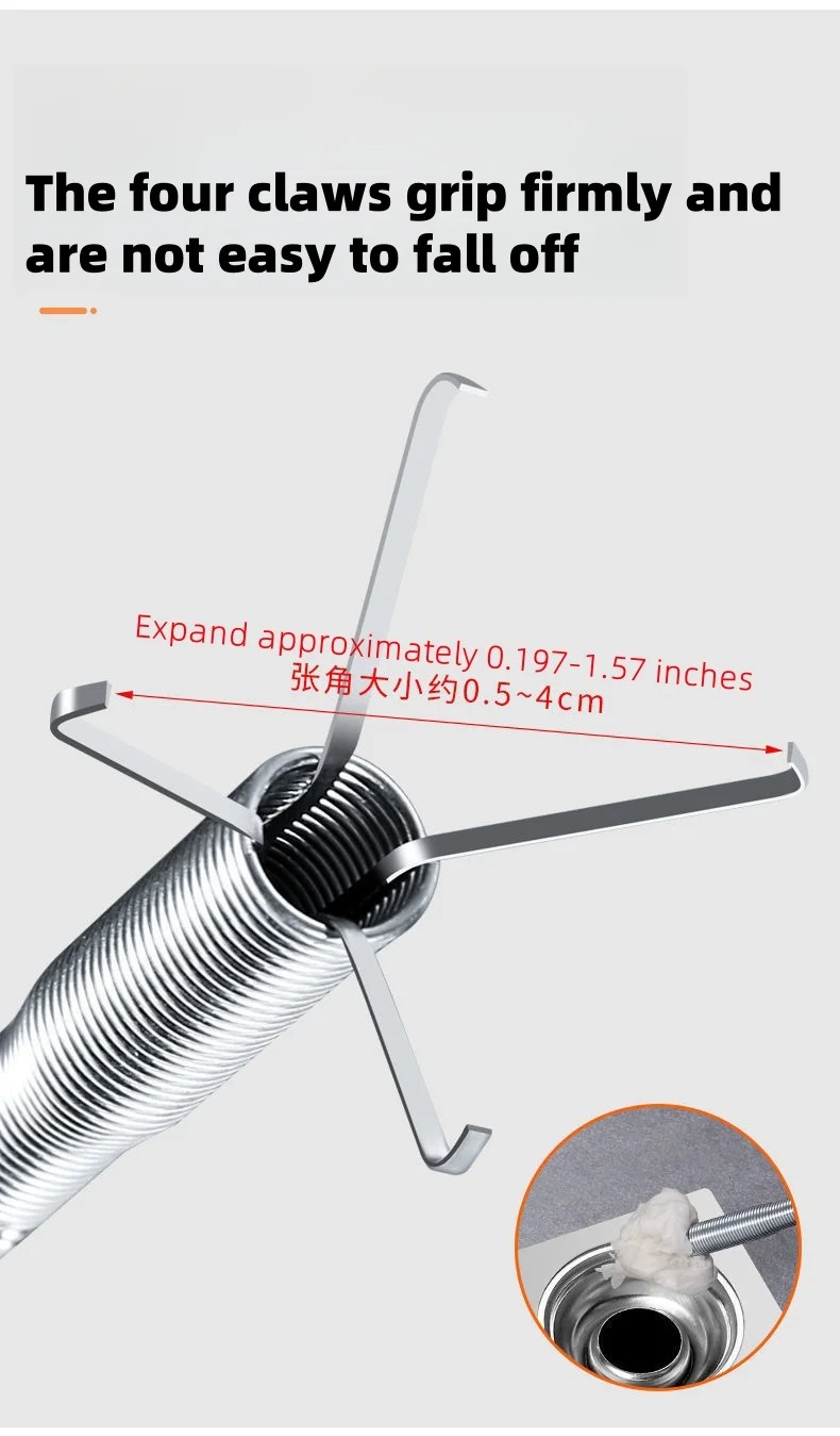 Flexible Feder Schlange Abflus – Drain Snake Flexible Bewertung und Preis