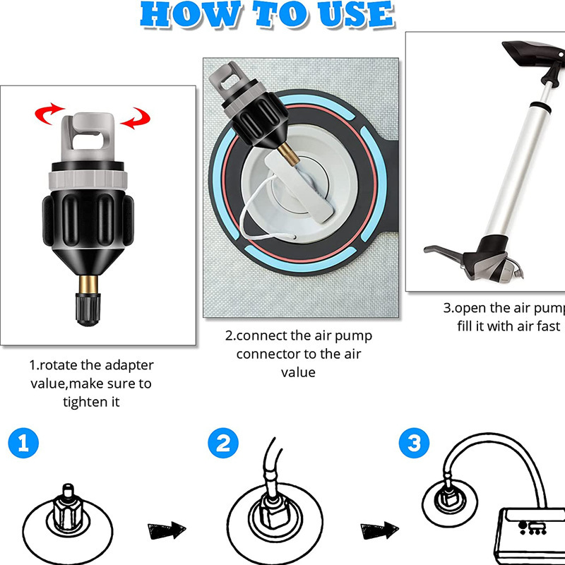 Universeller SUP-Pumpenadapter – Float Ball Valve Bewertung und Preis